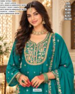 Festive Chinon Ethnic Wear Set For Women