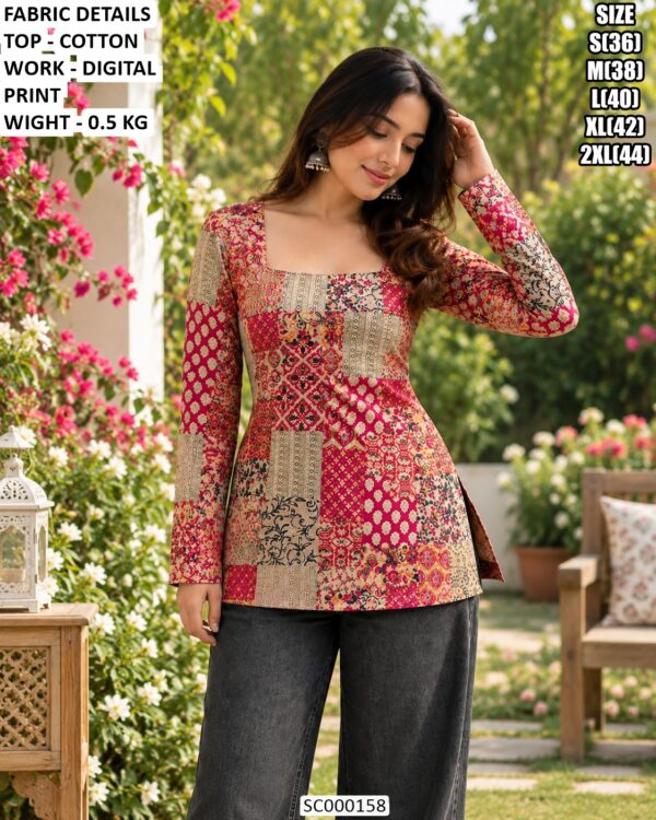Women’s Printed Tunic For Everyday Wear
