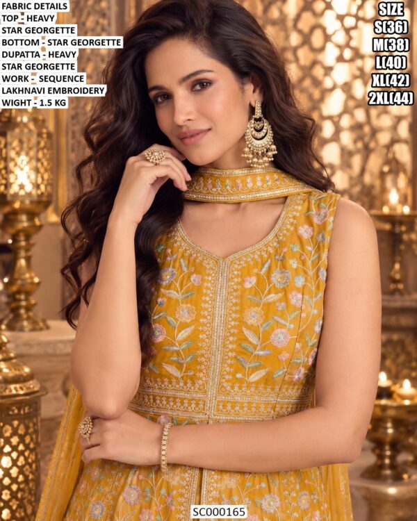 Stylish Embroidered Palazzo Set With Dupatta
