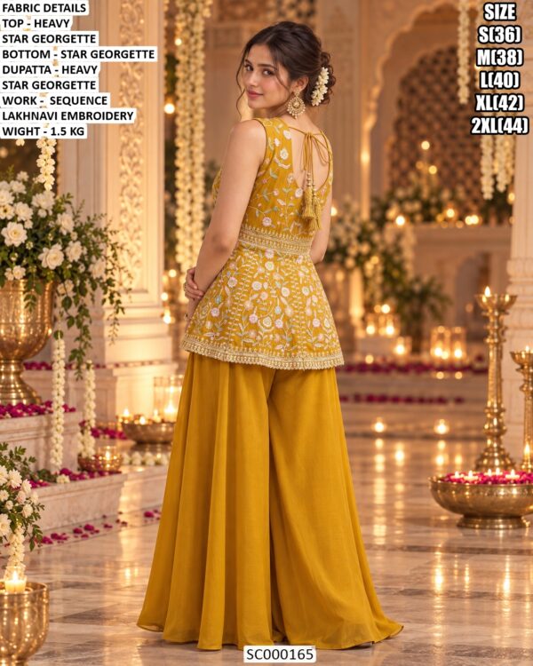 Stylish Embroidered Palazzo Set With Dupatta