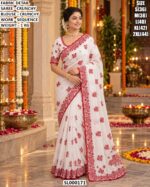 Graceful Wedding Wear Crunchy Fabric Saree