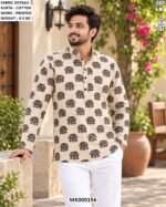 Modern Cotton Ethnic Kurta For Men