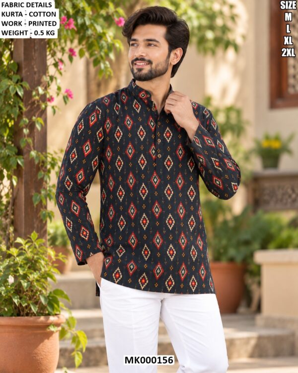 Modern Cotton Ethnic Kurta For Men