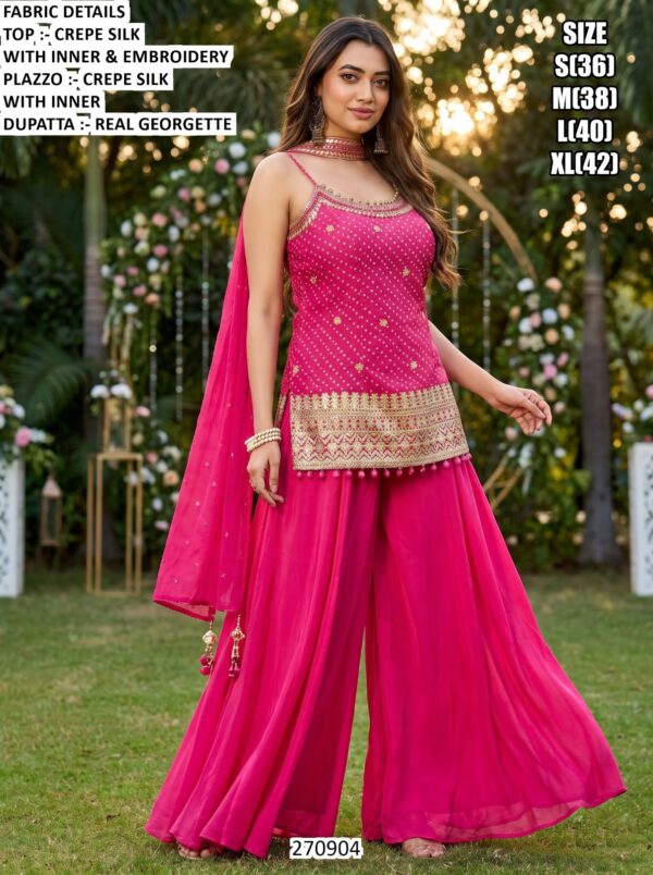 Modern Wedding Wear Palazzo Outfit