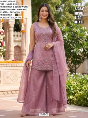 Modern Wedding Wear Palazzo Outfit