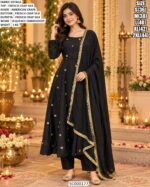 Designer French Crepe Silk Kurta Pant Set