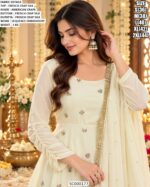 Designer French Crepe Silk Kurta Pant Set