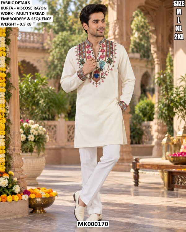 Designer Men’s Ethnic Kurta For Special Functions