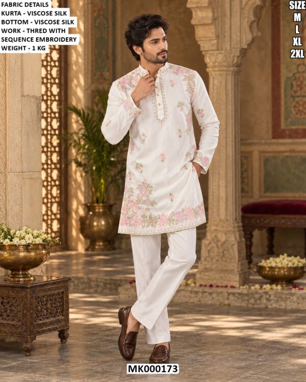 Traditional Sequence Work Kurta For Festive Wear