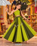 Navratri Lehenga Set With Hanging Shell Details
