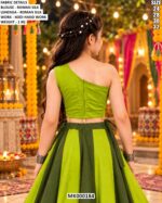 Navratri Lehenga Set With Hanging Shell Details