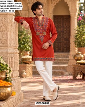 Designer Navratri Kurta With Multi Thread Embroidery