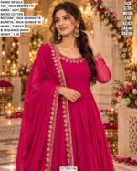 Elegant Three Piece Suit With Embroidered Neckline