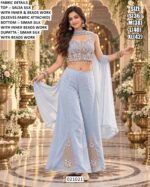Modern Festive Wear Palazzo Outfit For Women