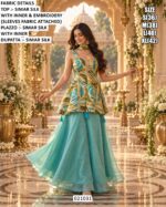 Designer Indo Western Palazzo Set For Women