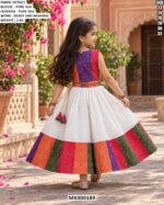 Girls Pure Silk Zari Weaving Lehenga Choli
