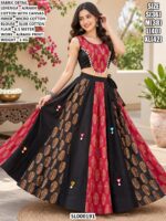 Designer Ajrakh Cotton Lehenga Choli Set For Navratri