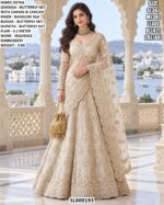Wedding Wear Net Lehenga With Detailed Blouse