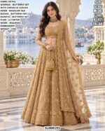Wedding Wear Net Lehenga With Detailed Blouse