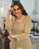 Premium Embroidered Three Piece Suit Set