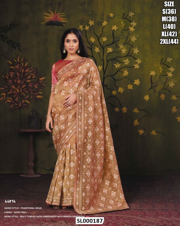 Traditional Sarees With Floral And Kalamkari Work