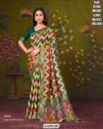 Traditional Sarees With Floral And Kalamkari Work