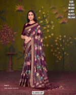 Traditional Sarees With Floral And Kalamkari Work