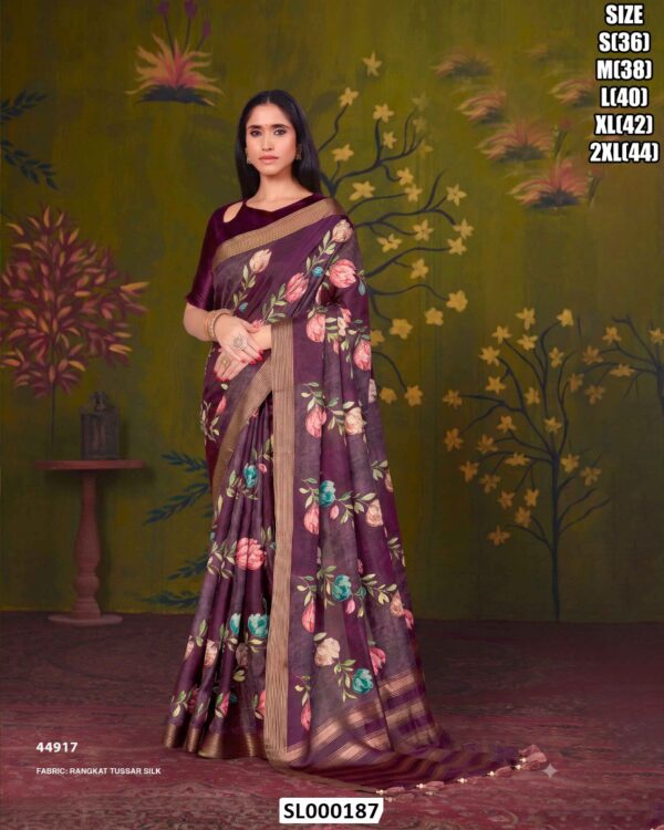 Traditional Sarees With Floral And Kalamkari Work
