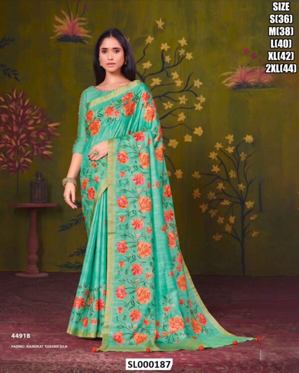 Traditional Sarees With Floral And Kalamkari Work