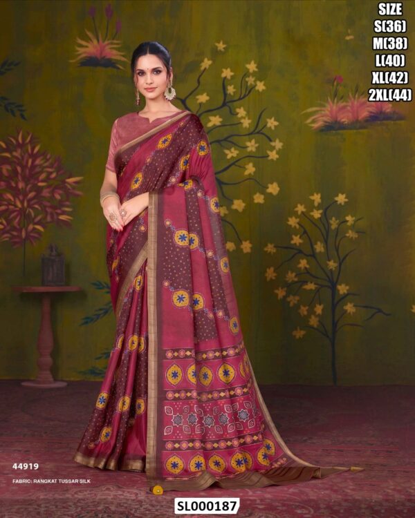Traditional Sarees With Floral And Kalamkari Work