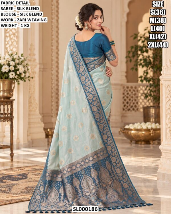Classic Silk Blend Saree For Special Functions