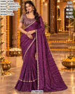 Elegant Embroidered Georgette Saree