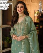 Designer Ethnic Suit With Heavy Silk Bottom