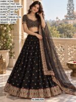 Traditional Thread Embroidery Lehenga Set