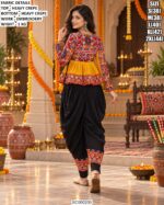 Stylish Peplum Top And Dhoti Pant Set