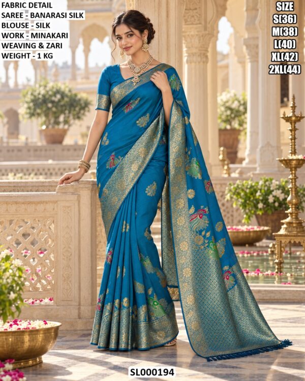 Heritage Banarasi Saree With Detailed Pallu