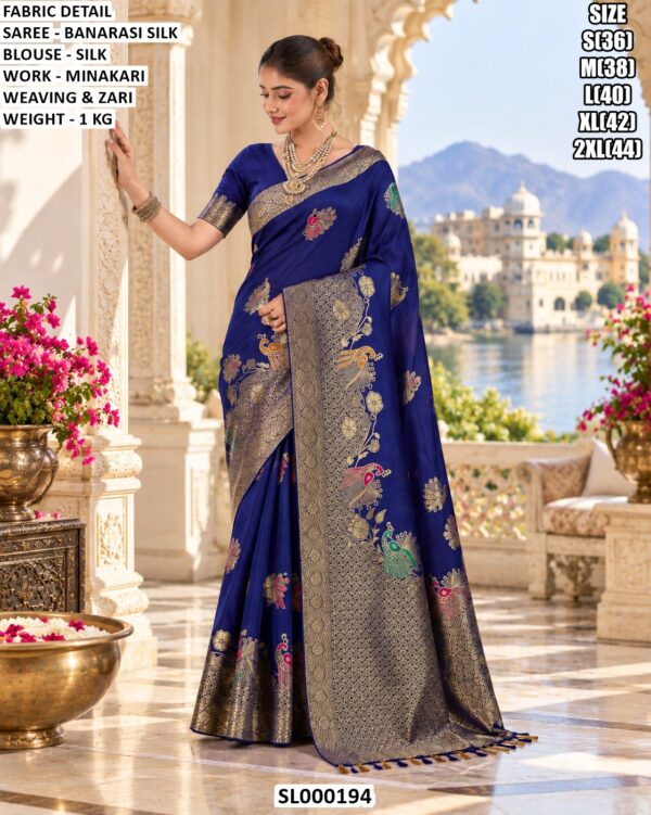 Heritage Banarasi Saree With Detailed Pallu