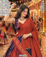 Gujarati Folk Style Chaniya Choli Set For Navratri