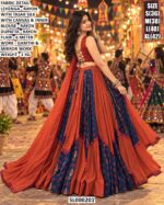 Gujarati Folk Style Chaniya Choli Set For Navratri