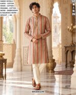 Men’s Silk Mirror Work Kurta Pajama