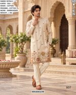 Men’s Silk Mirror Work Kurta Pajama