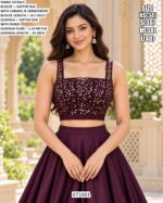 Wedding Wear Lehenga With Designer Sleeveless Blouse