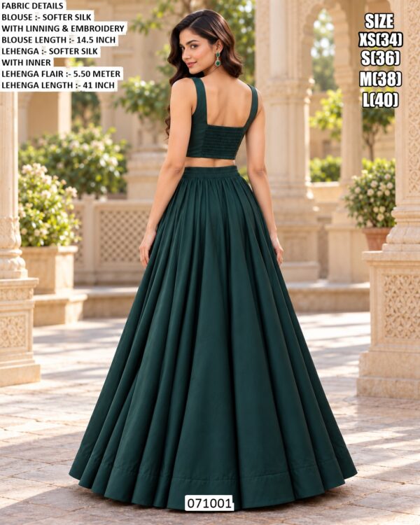 Wedding Wear Lehenga With Designer Sleeveless Blouse