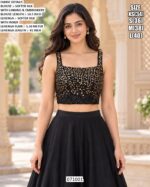Wedding Wear Lehenga With Designer Sleeveless Blouse