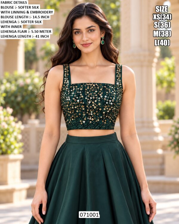 Wedding Wear Lehenga With Designer Sleeveless Blouse