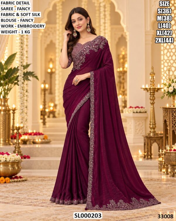 Elegant Soft Silk Saree For Women