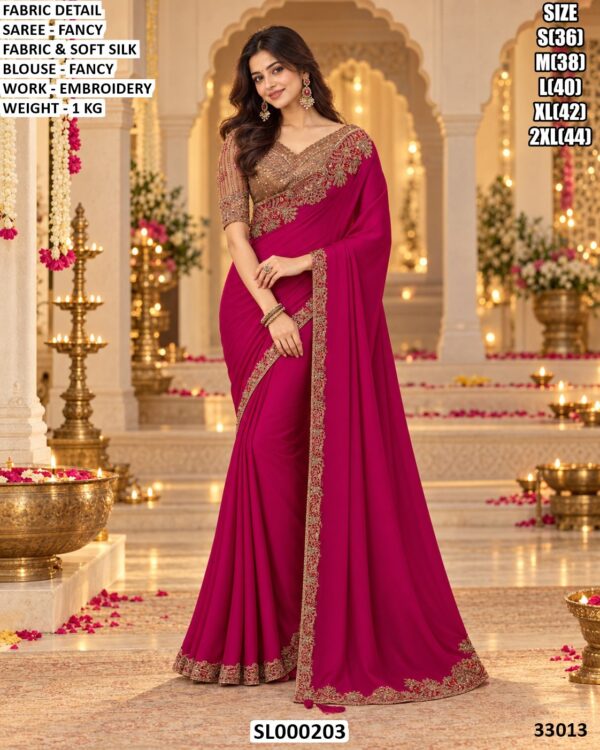 Elegant Soft Silk Saree For Women