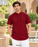 Designer Ethnic Rayon Kurta For Men