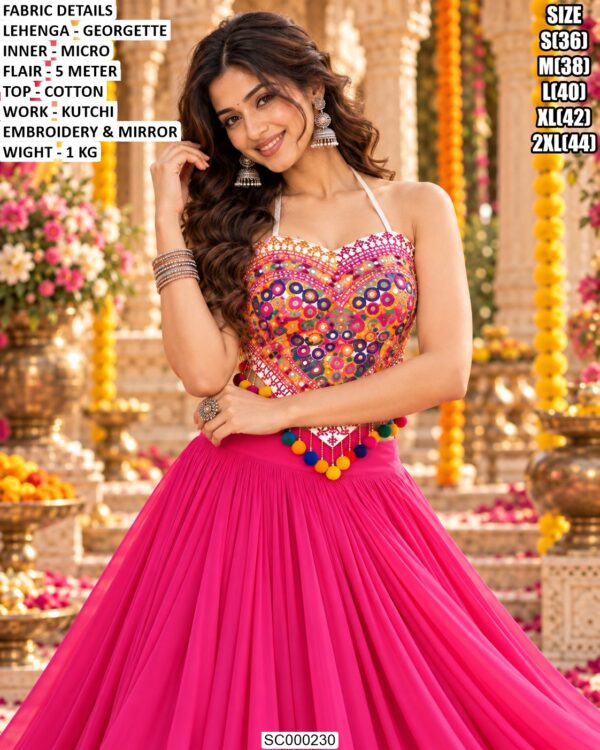Stylish Georgette Chaniya Choli For Navratri
