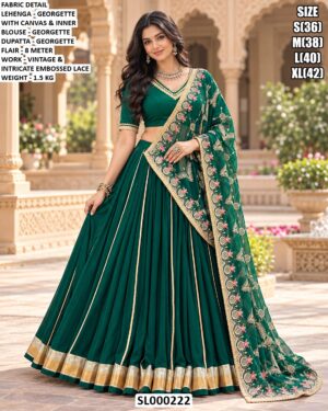 Elegant Flared Lehenga Choli For Wedding Functions